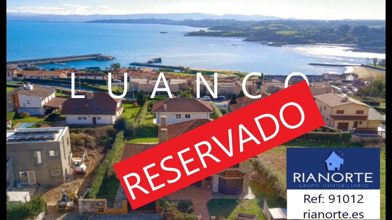 Fantástico chalet individual en Luanco, con finca y vistas al mar. 800.000€