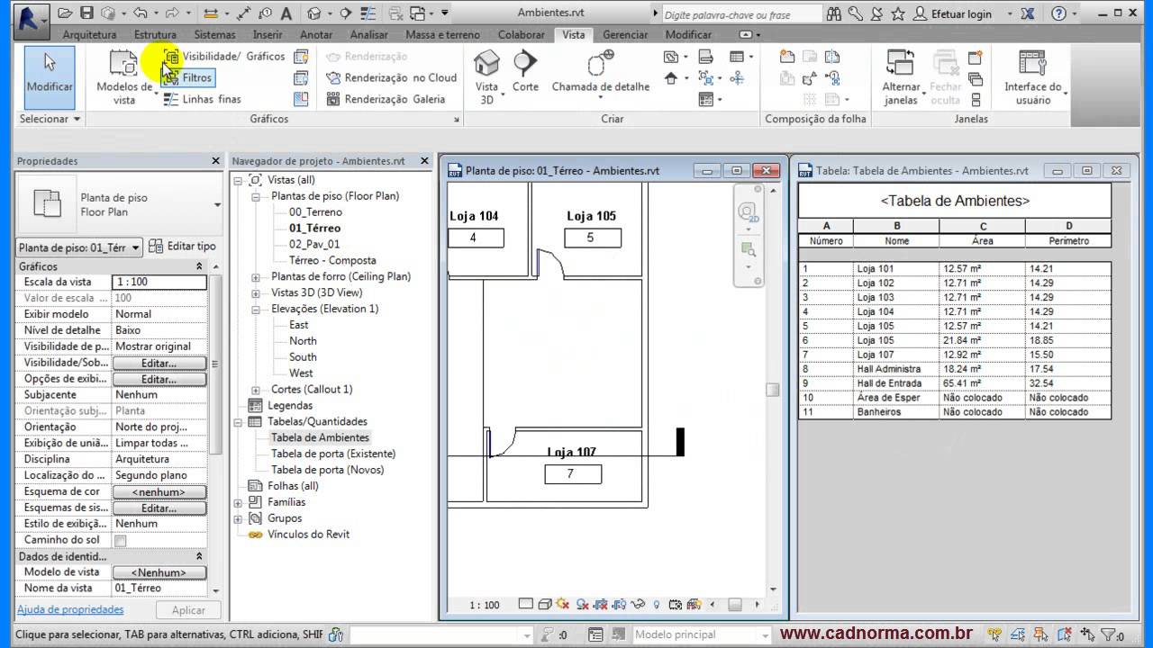 Revit III - F-08 - Ambientes - Parte I