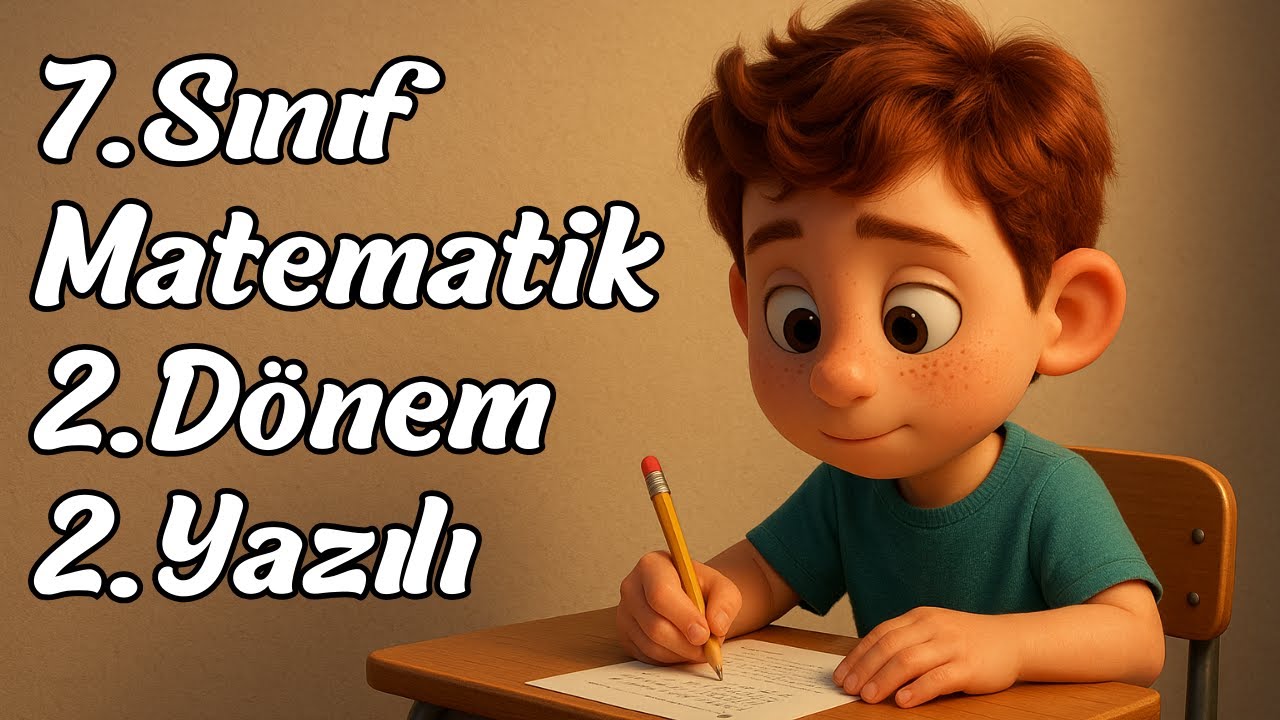 7.Sınıf 2. Dönem 2. Matematik Yazılısı  💯 | Meb Senaryo | En Çok Çıkabilecek Sorular