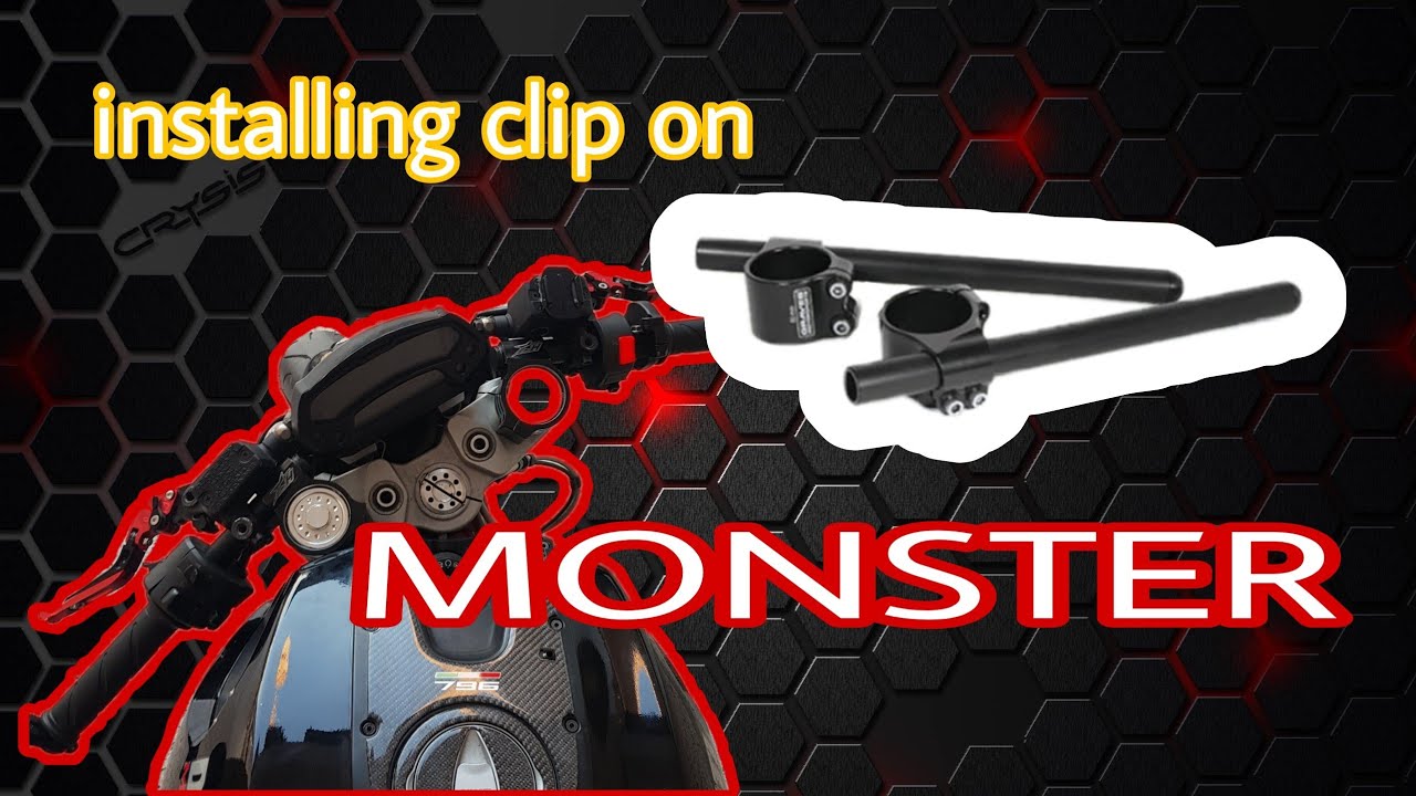 INSTALLING CLIP ON HANDLEBAR ON DUCATI