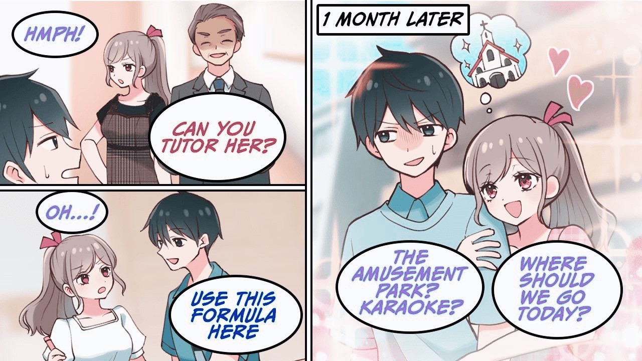 [Manga Dub] An introverted guy started tutoring the daughter of a CEO. One month later… [RomCom]