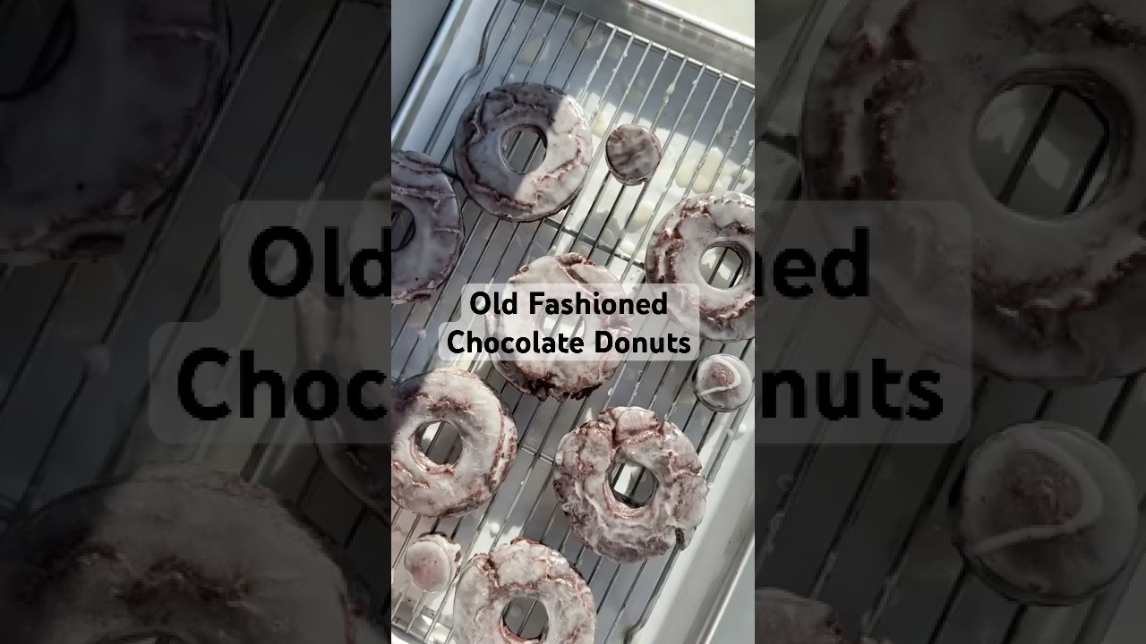 Old Fashioned Chocolate Donuts