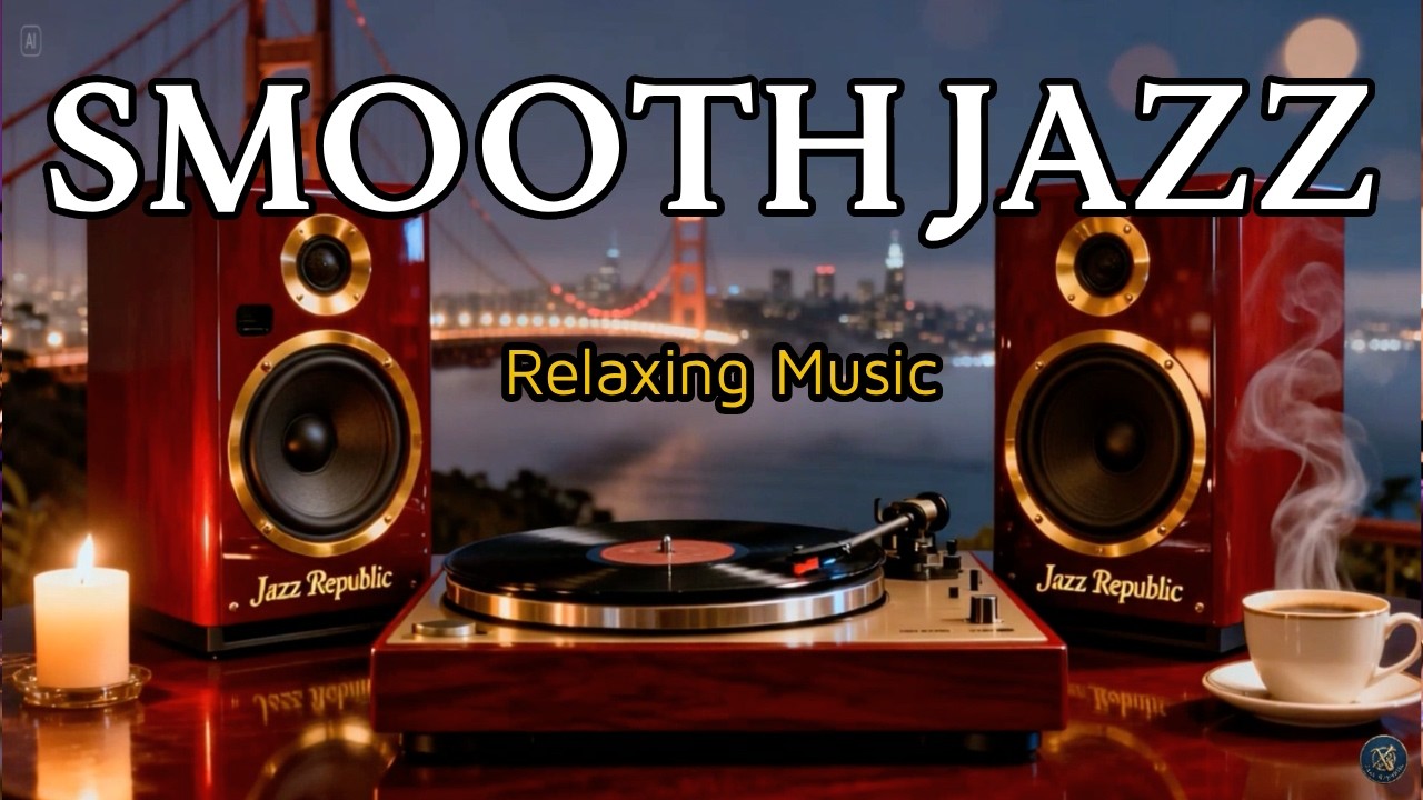 Smooth Jazz LIVE 🔴 Smooth Jazz Café – Relaxing Tunes for Work & Study