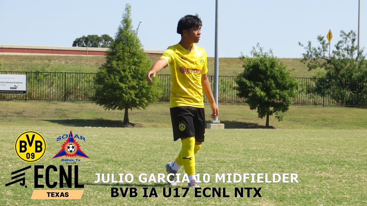 ECNl U17  2025  JULIO GARCÍA  10 BVB IA ECNL  MIDFIELDER HIGHLIGHTS GAME  SOLAR  ECNL U17 