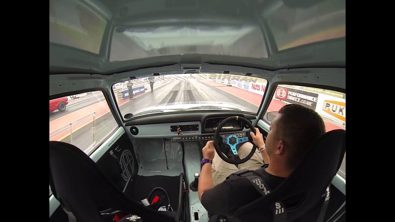 Harris MK2 Escort Santa Pod Dragstalgia! In Car View