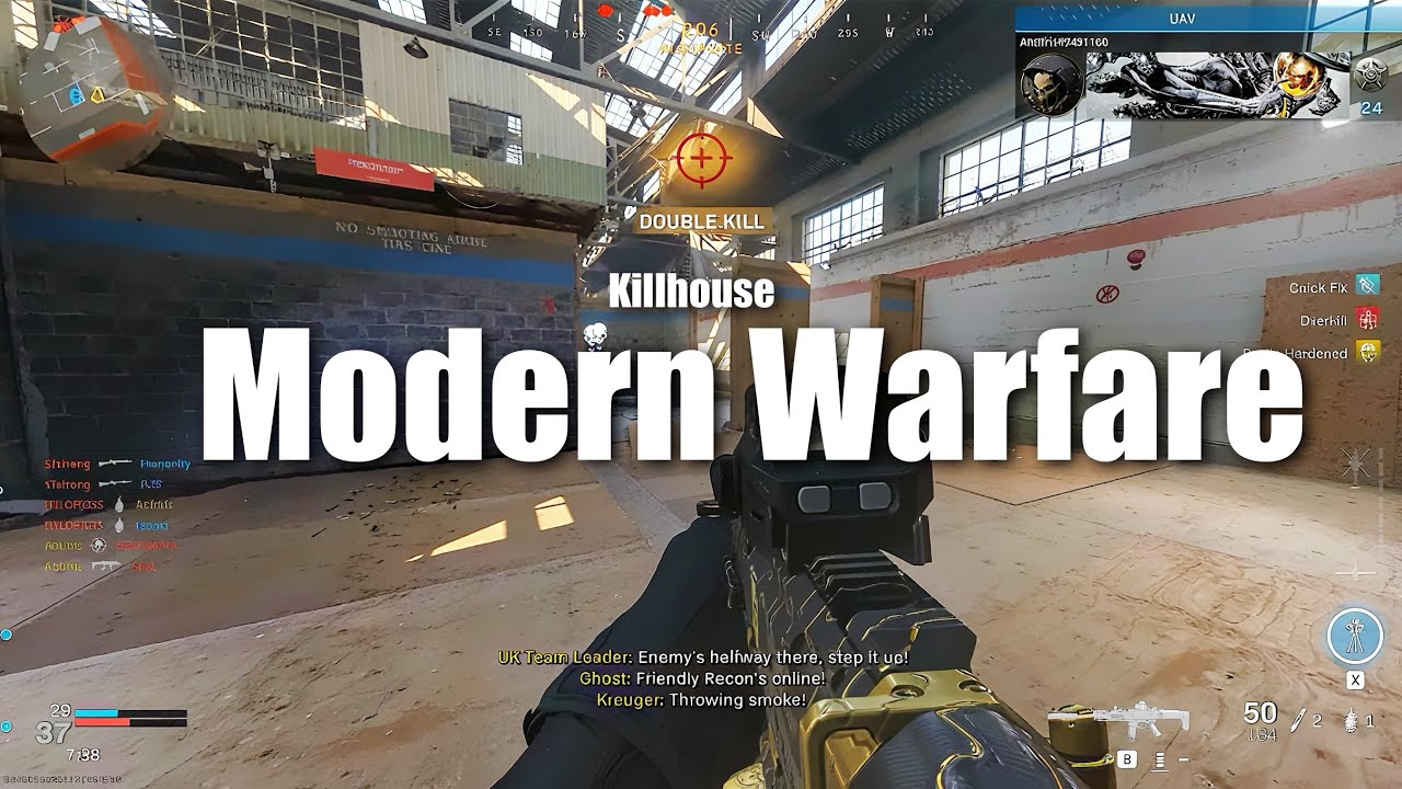 Modern Warfare (2019) &ndash; Killhouse TDM Multiplayer | 4K No Commentary