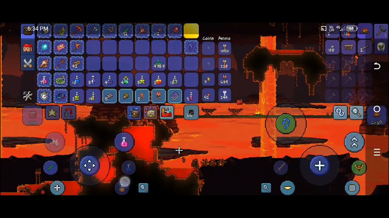 Terraria-wall of flesh.master mode.