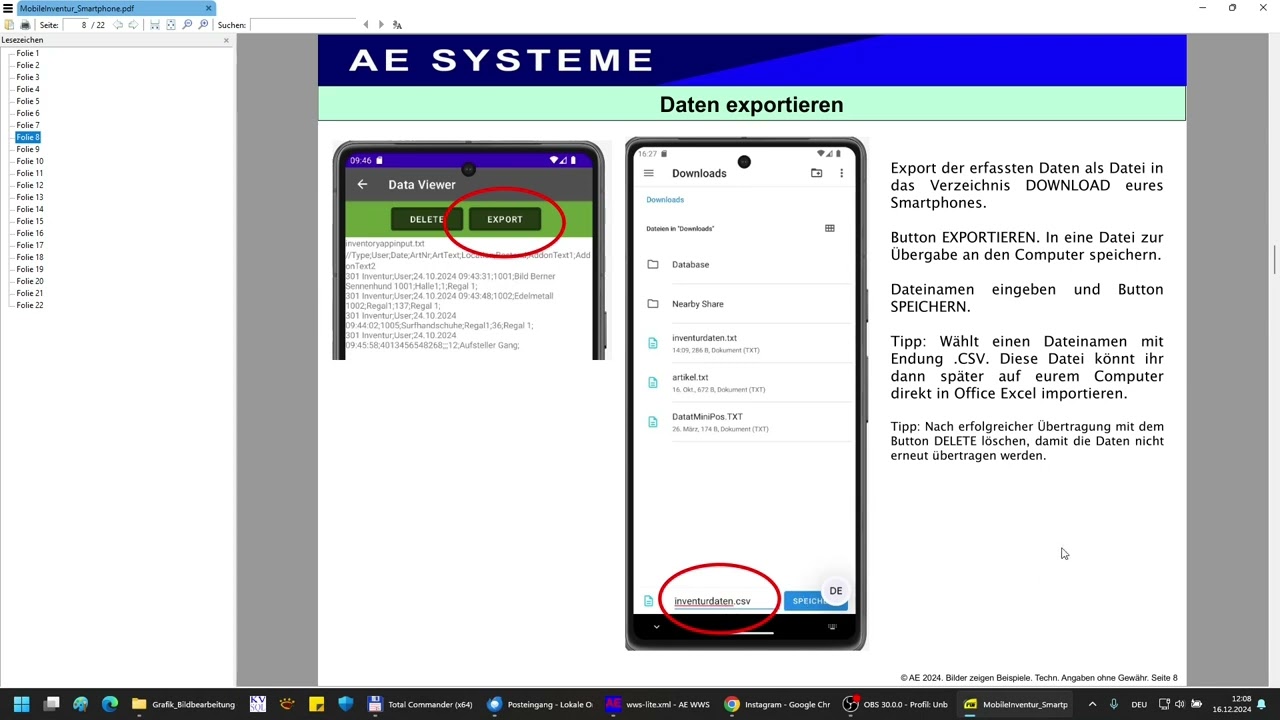 Mobile Inventur mit dem Smartphone