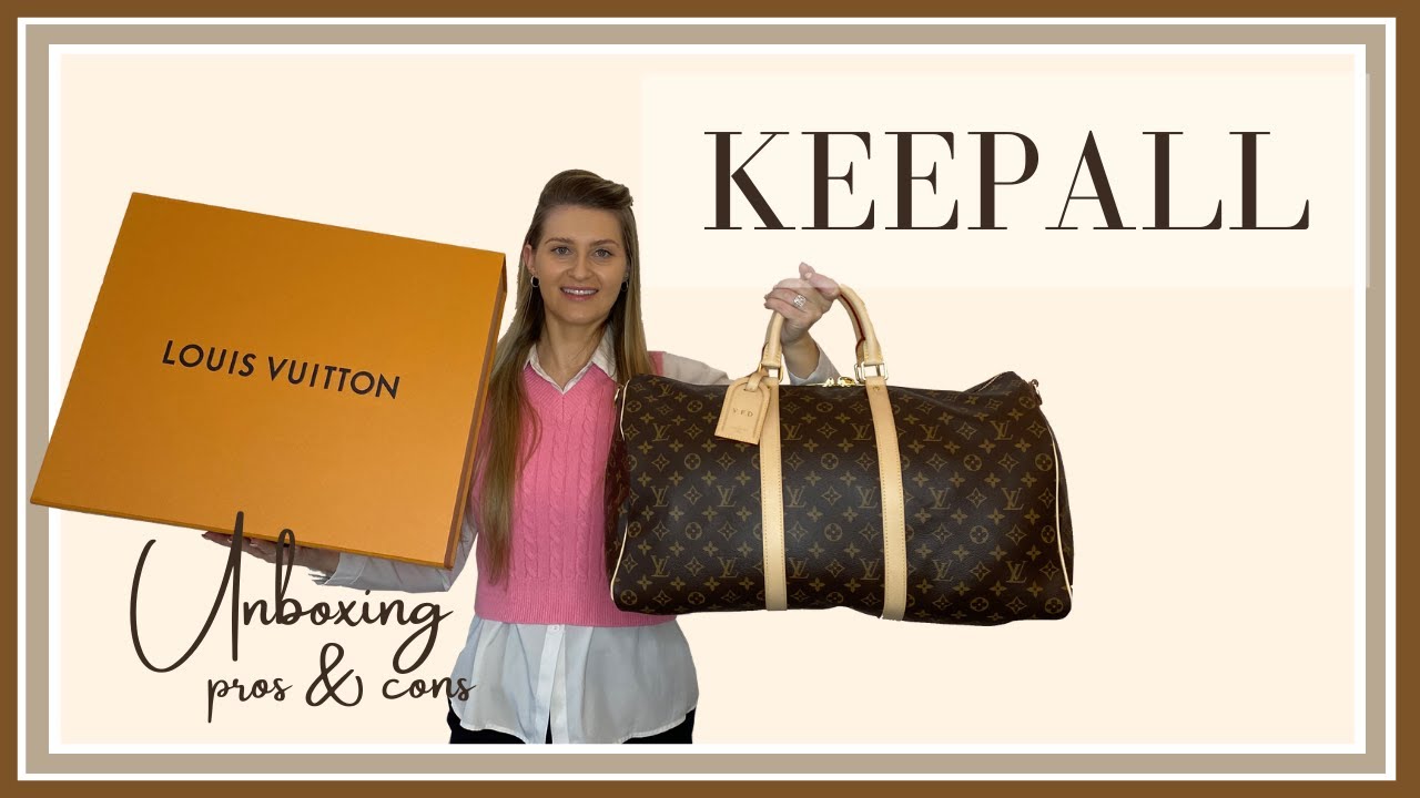 Louis Vuitton KEEPALL 50 | распаковка | обзор | плюсы | минусы