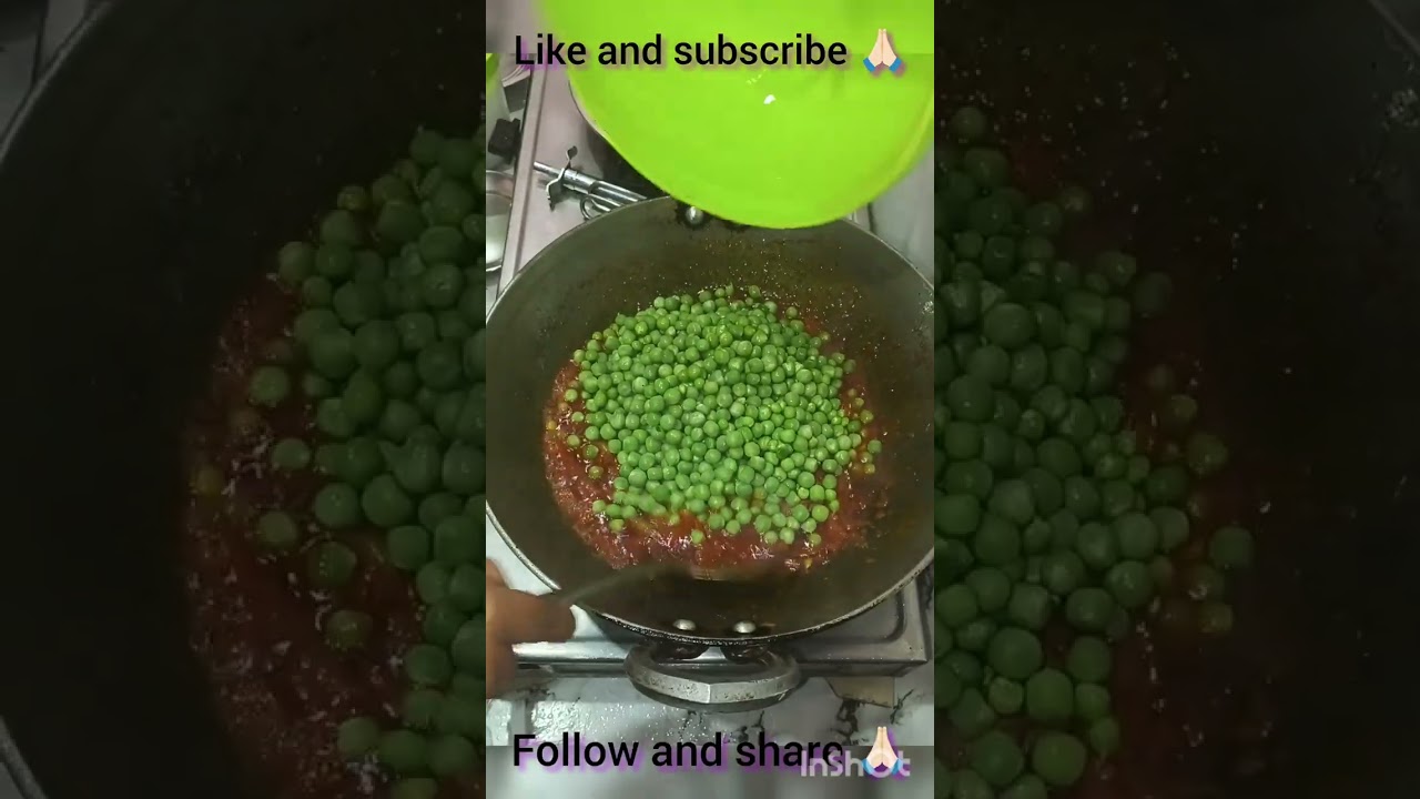Healthy and super easy, tasty Matar Paneer 🤤