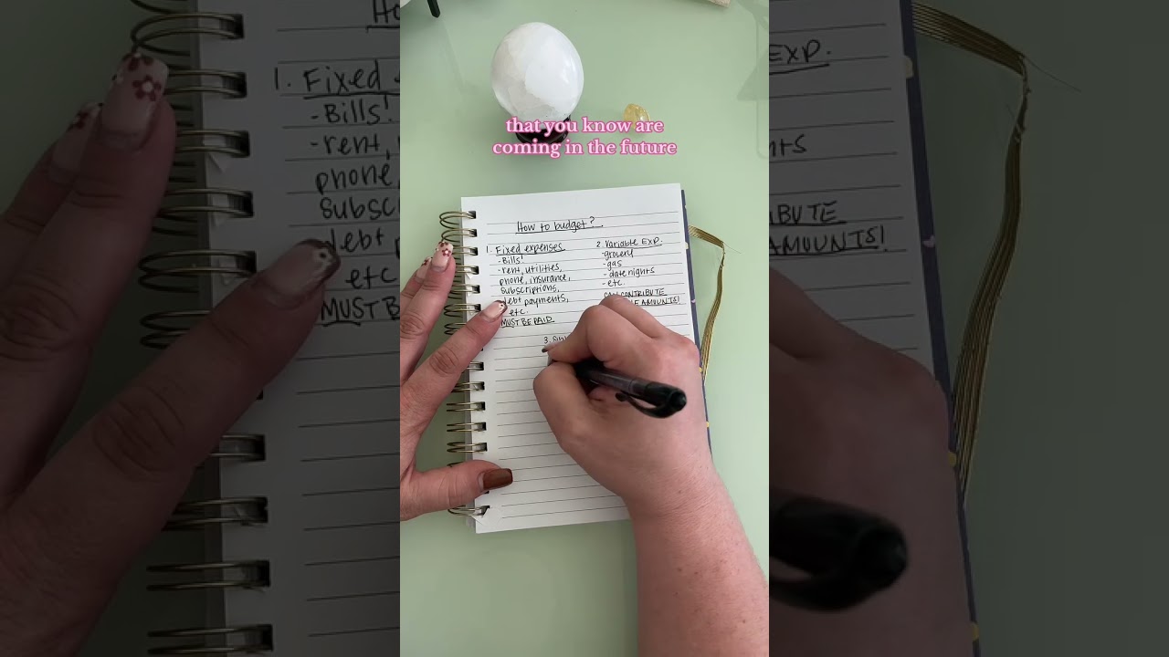 Master your budget: fixed, variable, & sinking funds #fok