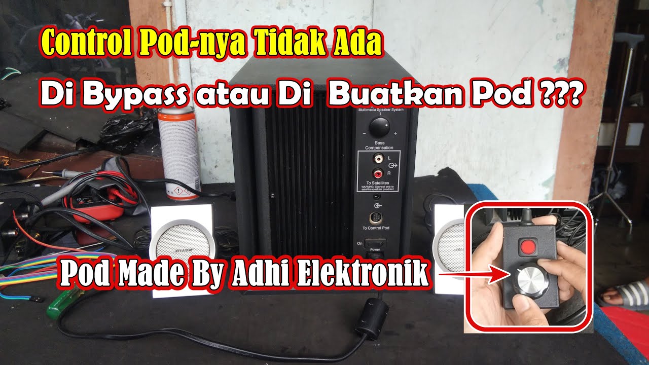 Speaker Bose Companion 3 Control POD-nya Tidak Ada - Di bypass???