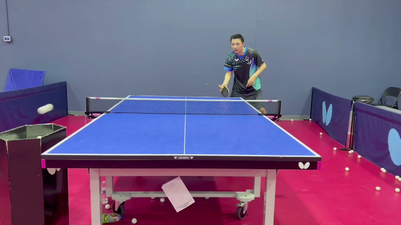 Butterfly Training Tips with Ju Mingwei - Backhand Chop Block