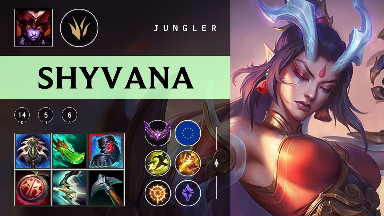 Shyvana Jungle vs Aatrox - EUW Master Patch 25.24