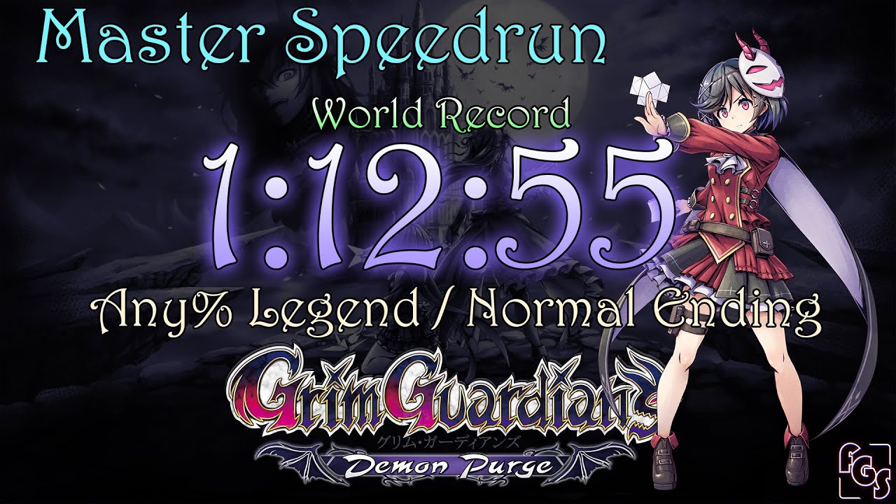 Grim Guardians Demon Purge - Any% Legend Master Speedrun 1:12:55 (Normal Ending)