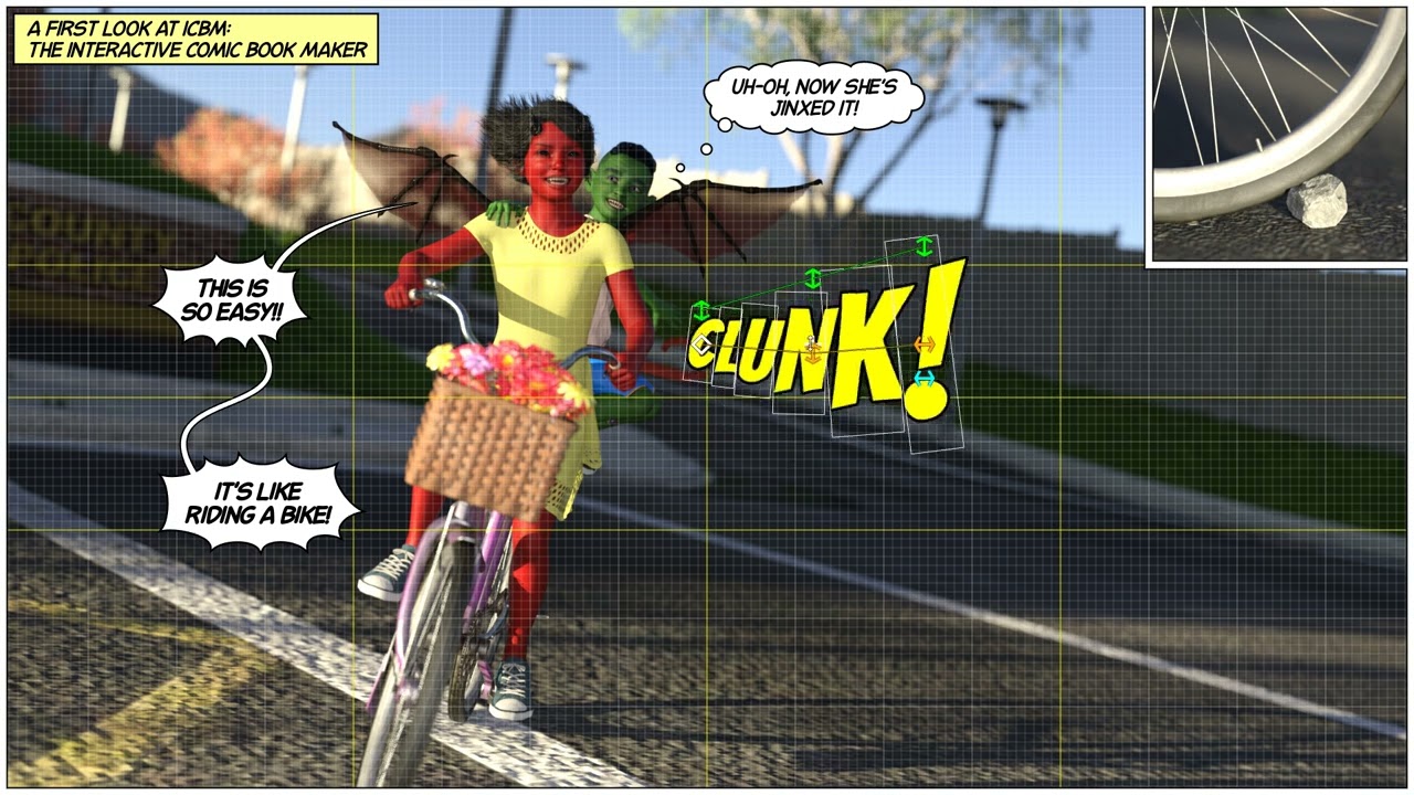 First look at ICBM, the Interactive Comic Book Maker
