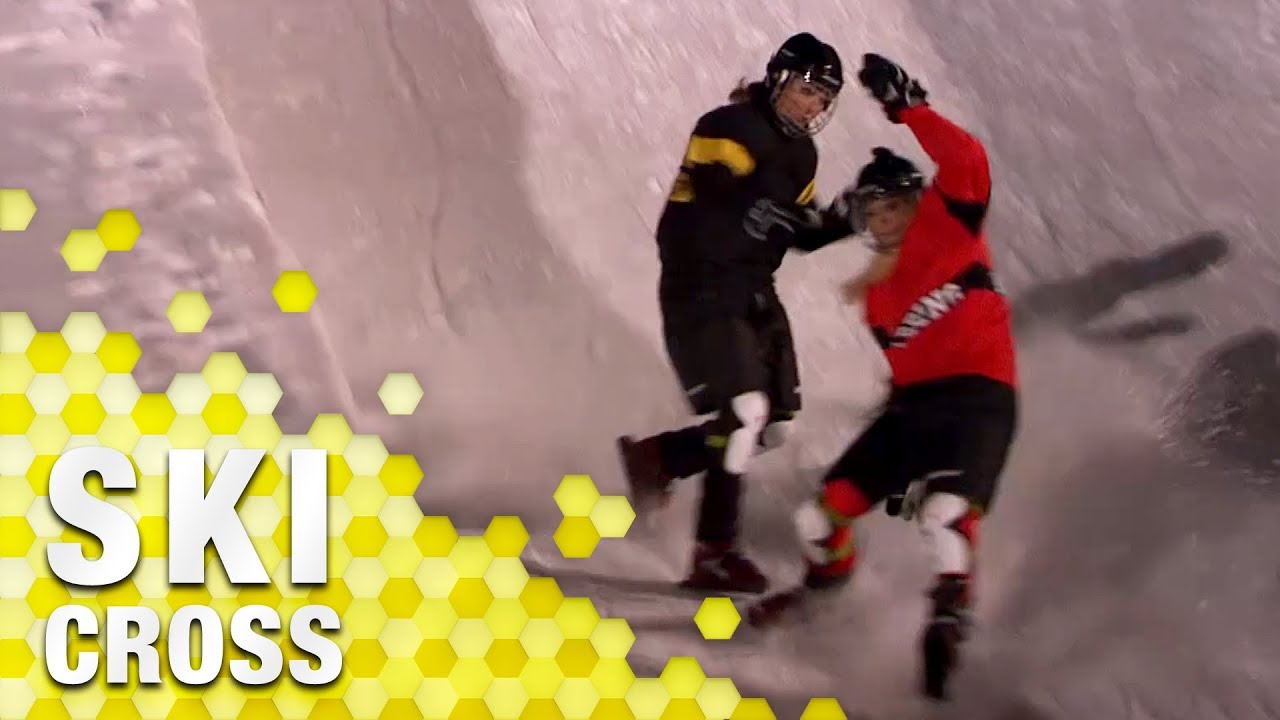 Ski Cross Event: Sarah Harding Crashes Into Tamara Beckwith! | The Jump