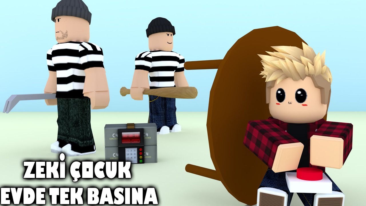 Zeki Çocuk Evde Tek Başına | Roblox Brookhaven