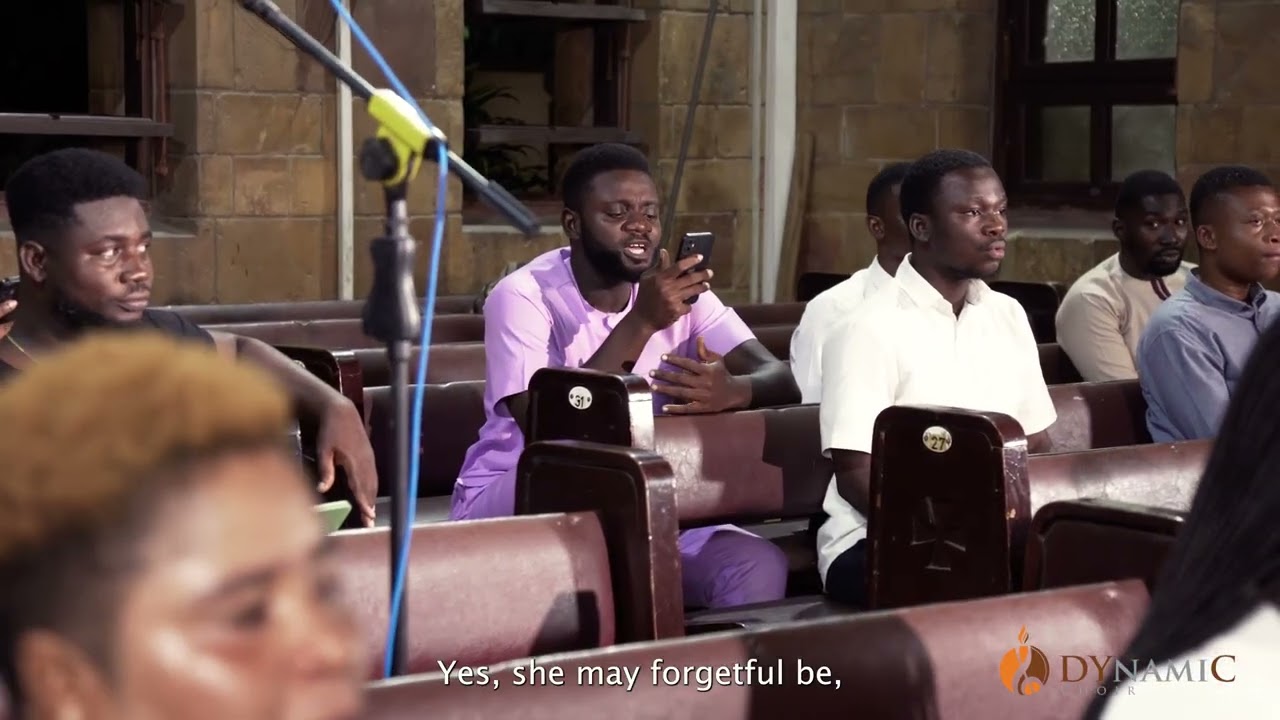 From Accra Wesley Cathedral, Mr Vincent Sackey Plays Hark My Soul It Is The Lord with DYnamiC Choir