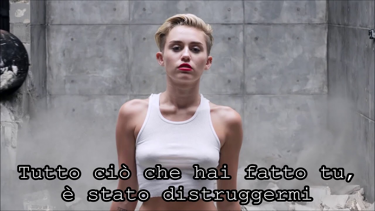 Wrecking Ball - Miley Cyrus (Traduzione italiana)