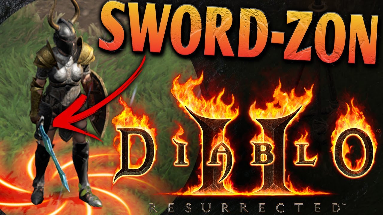 This AMAZON uses a SWORD and DOMINATES!! Diablo 2 Resurrected