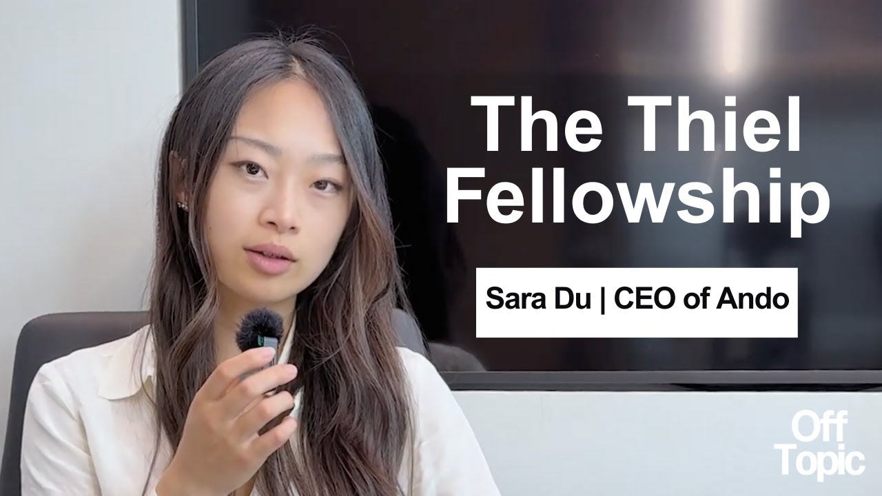 Why do so many Thiel Fellows work on longevity? Rethinking the modern system with Sara Du of Ando