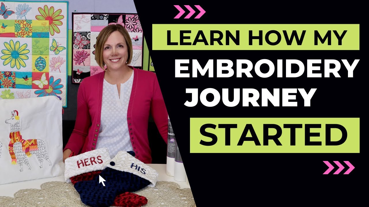 How My Embroidery Journey Started + NEW Machine Embroidery 101 Online Course!