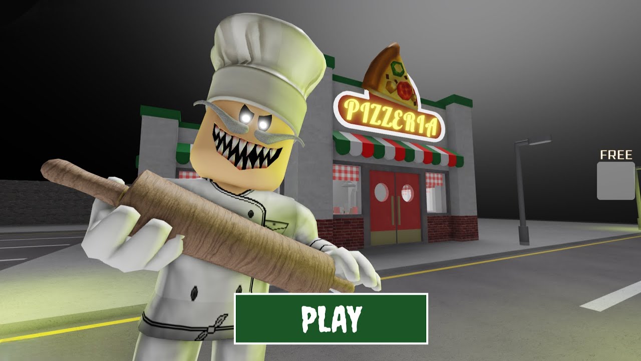 ESCAPE PAPA PIZZA'S PIZZERIA HORROR OBBY! Roblox horror obby gameplay walkthrough!