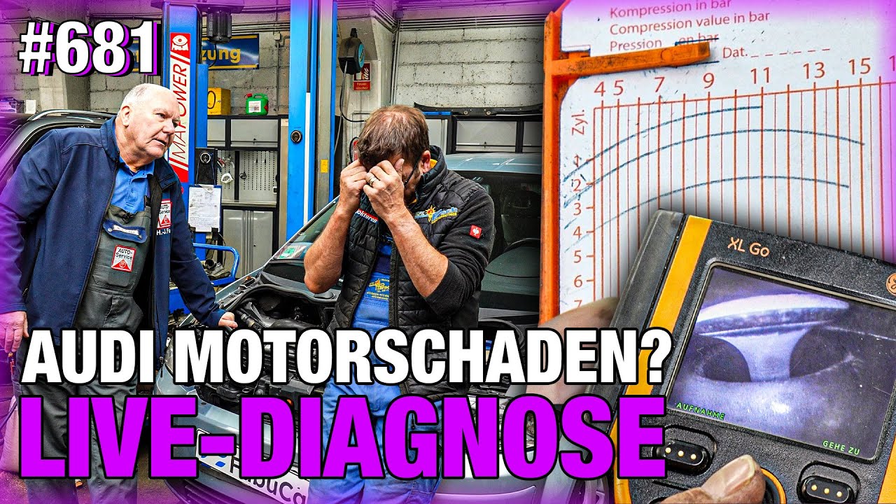 MOTORSCHADEN am Audi A2?? ❌🥴❌ LIVE-DIAGNOSE! | 800€ wegen Pfusch beim Frontscheibentausch? 😳