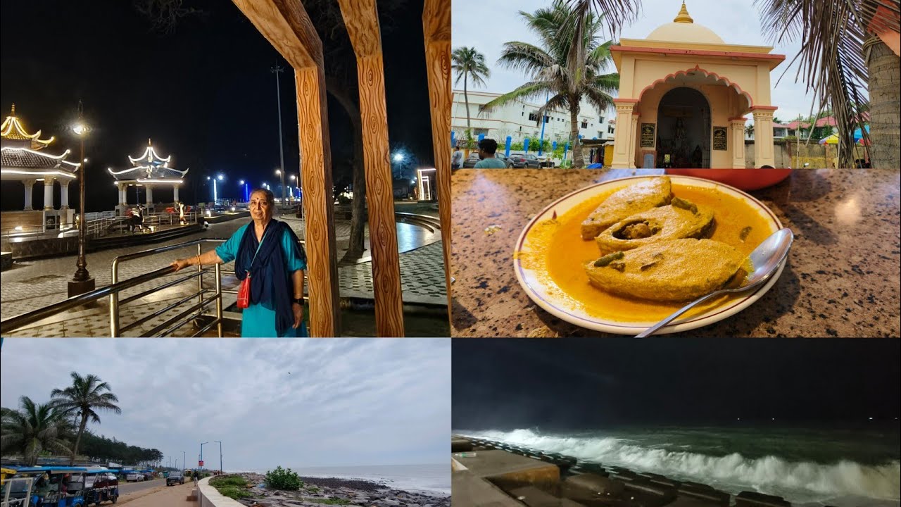 Digha Mohana Beach Waves ⛵🌊🏖️👍🏿#digha #beach #waves #viral Viral Beach Digha Waves 🌀🏖️