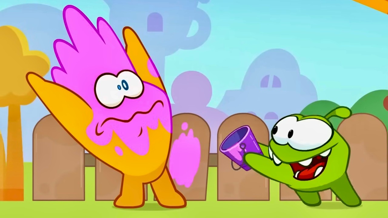 Las Historias de Om Nom: Nomville 💚 Locura con la cerca 💚 NUEVO Episodio 2 T28 - Cut The Rope
