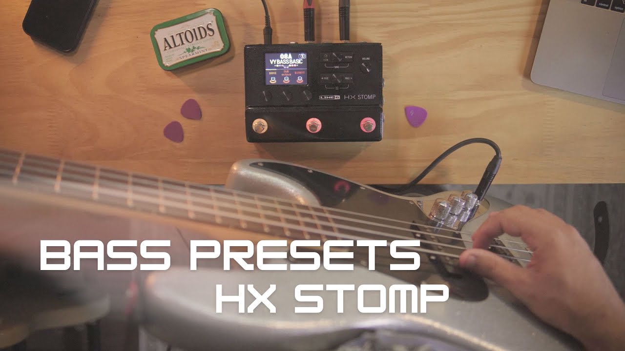Bass Presets - HX STOMP | Clean, Drive, Pog, Micro Synth, Chorus