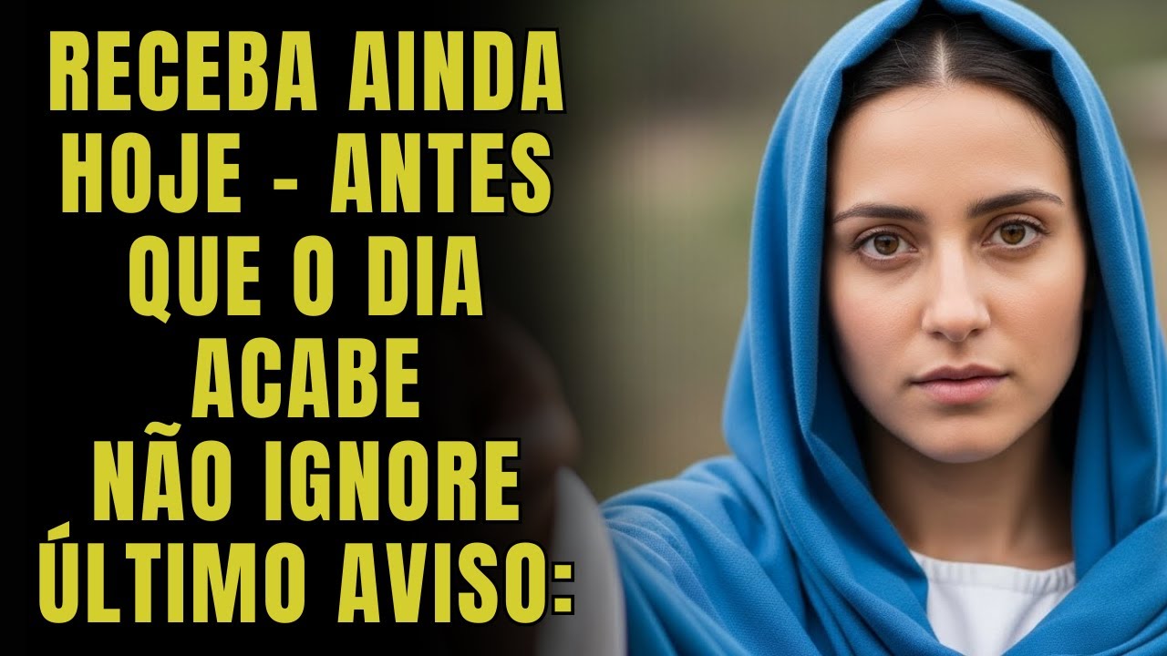 A VIRGEM MARIA AVISA:  Se Você ignorar Agora não haverá outra chance HOJE