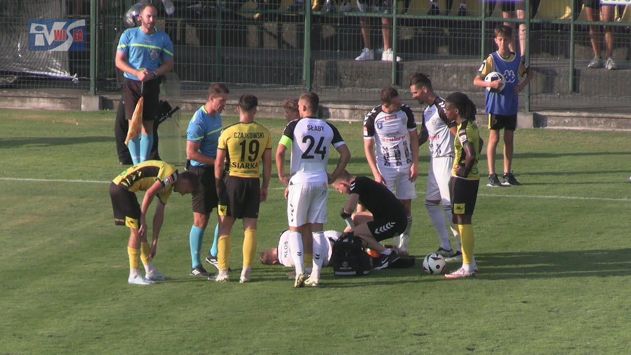 SIARKA TARNOBRZEG - SANDECJA NOWY SĄCZ 0:1 (0:0) -  FRAGMENTY MECZU I KOMENTARZE TRENERÓW