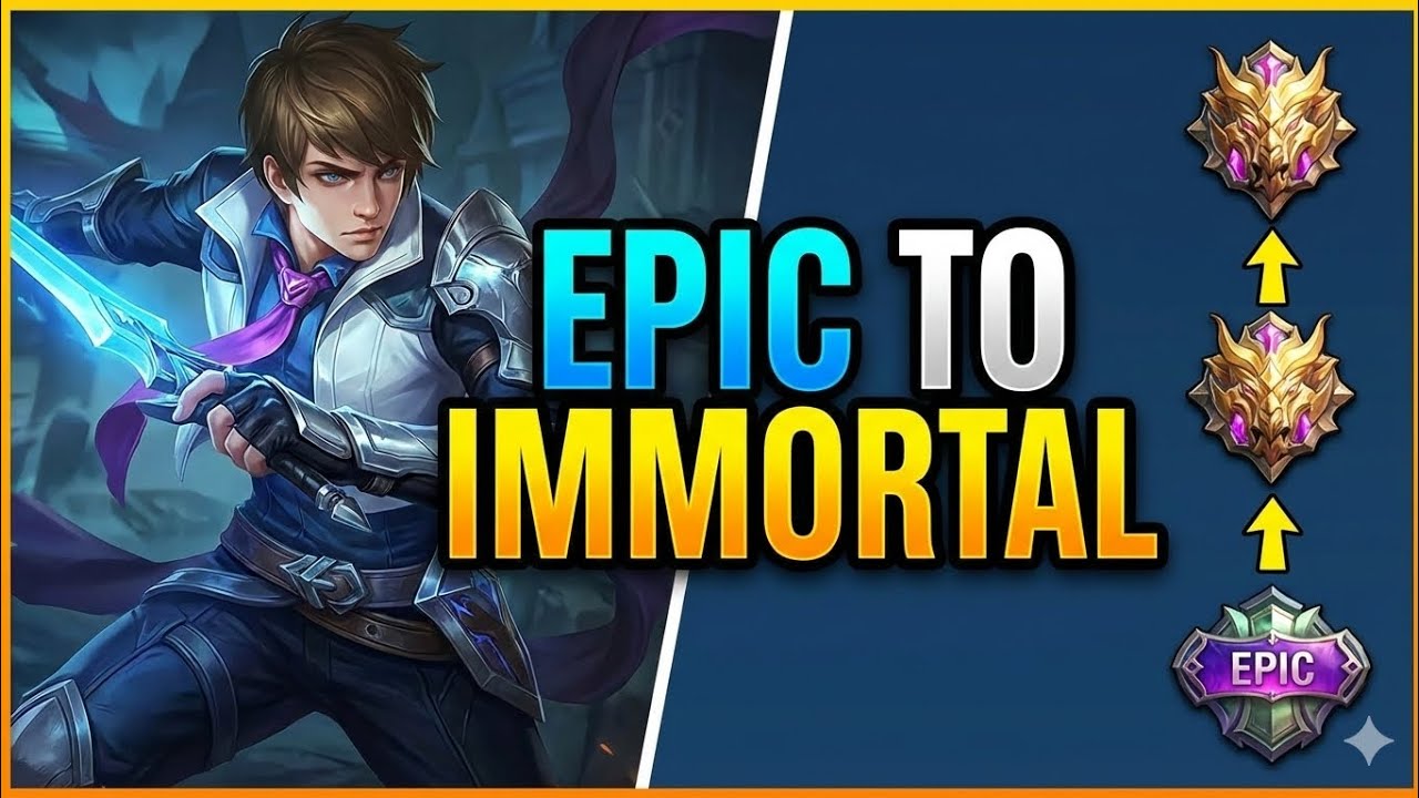 “Gusion Epic to Mythic Immortal Rank Push” 🔥