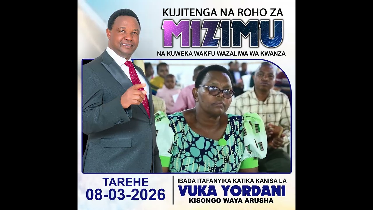 TANGAZO LA IBADA YA KUJITENGA NA MIZIMU NA KUWEKWA WAKFU WAZALIWA WA KWANZA