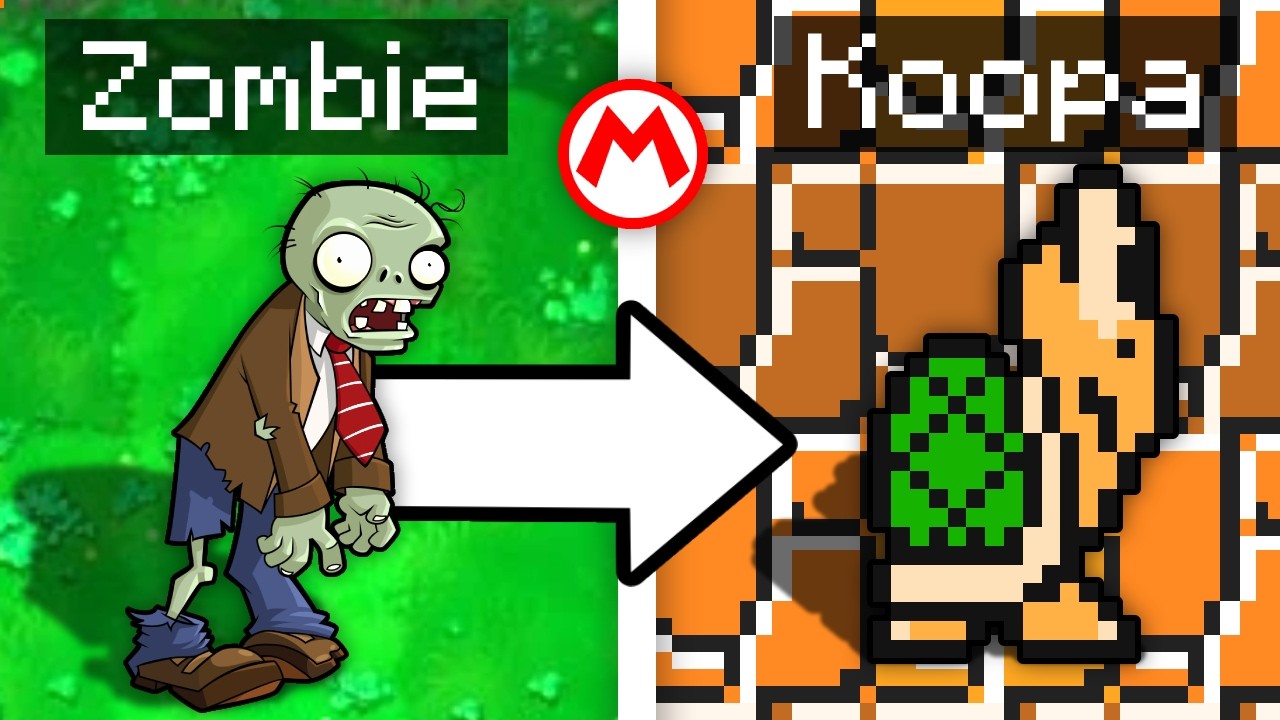 I Turned Plants Vs Zombies Into Super Mario...
