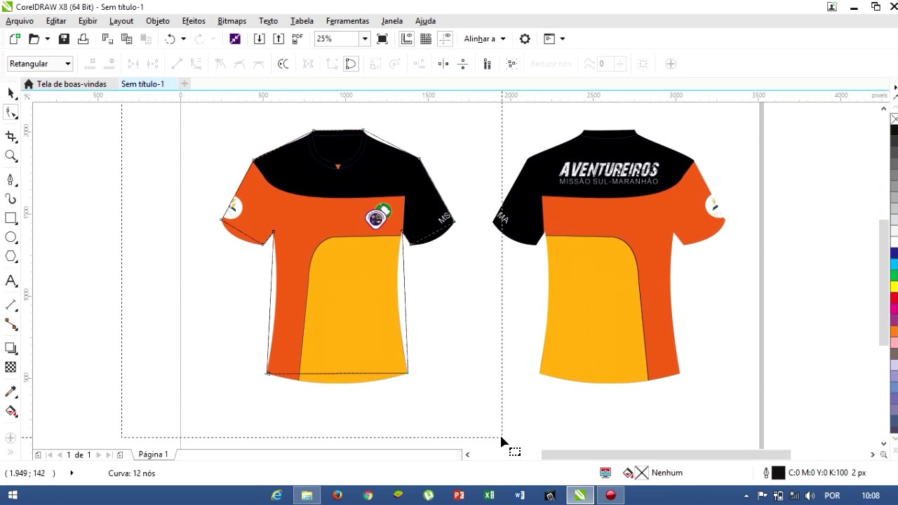 COMO FAZER CAMISA NO COREL DRAW