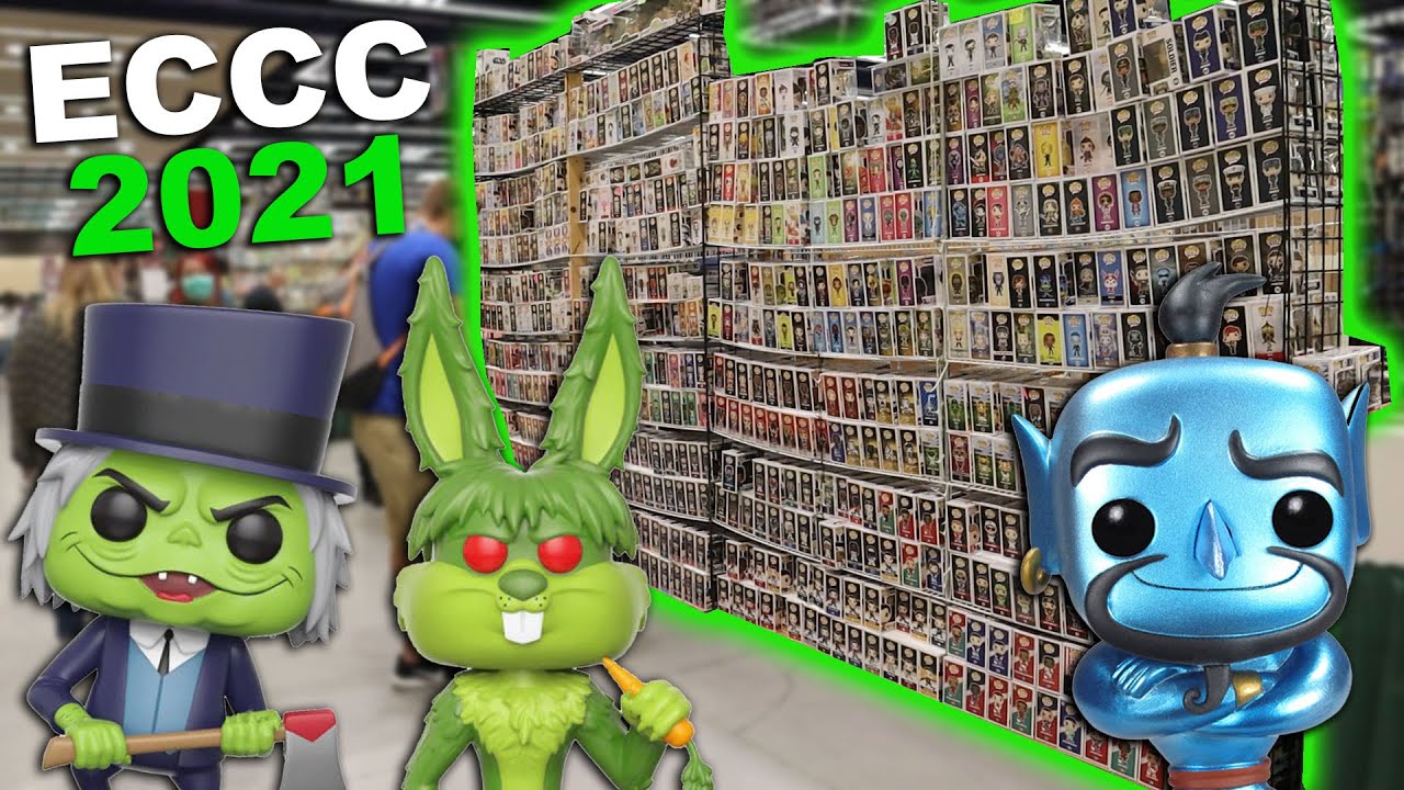 ECCC 2021 Comic Con Funko Pop Hunt! (Tons of Grails)