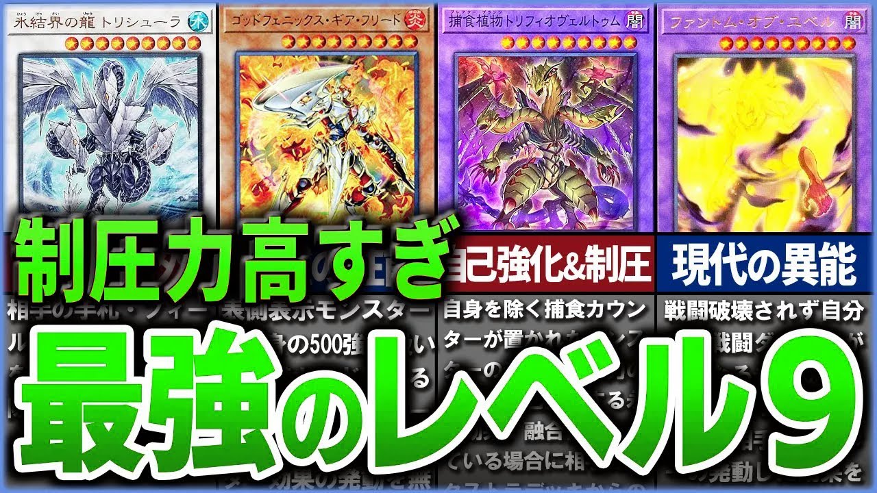 【遊戯王】史上最強レベル9モンスター10選を徹底解説【ゆっくり解説】#遊戯王ocg #遊戯王 #yugioh