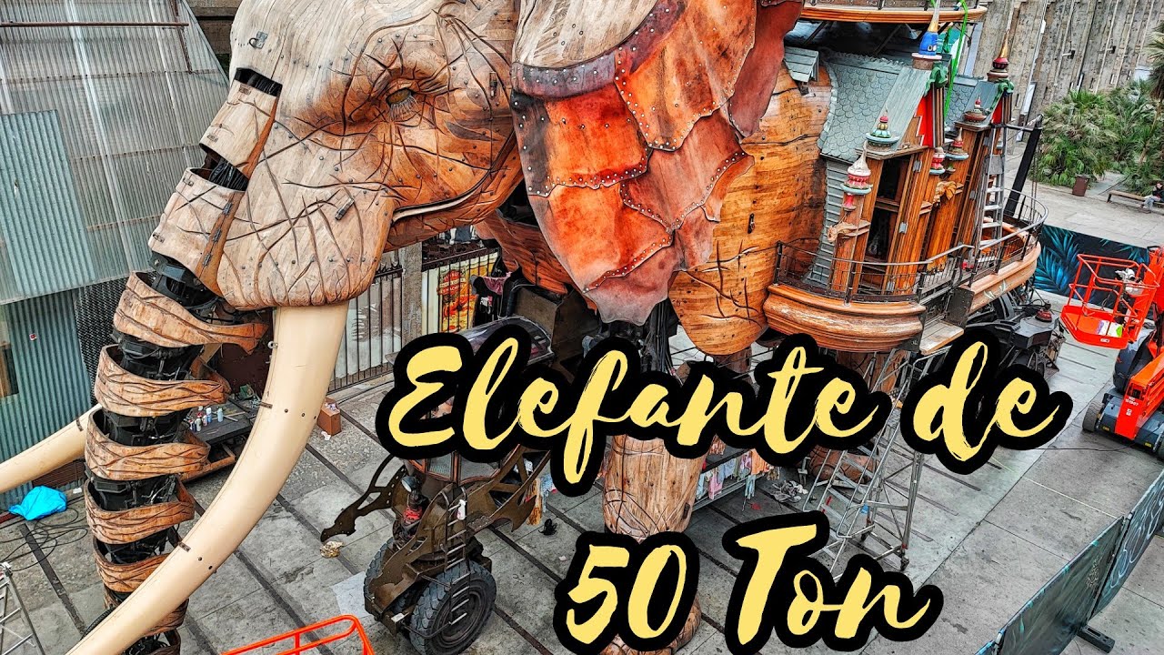 ¿Cómo ir a la isla de las máquinas en Nantes? Elefante gigante