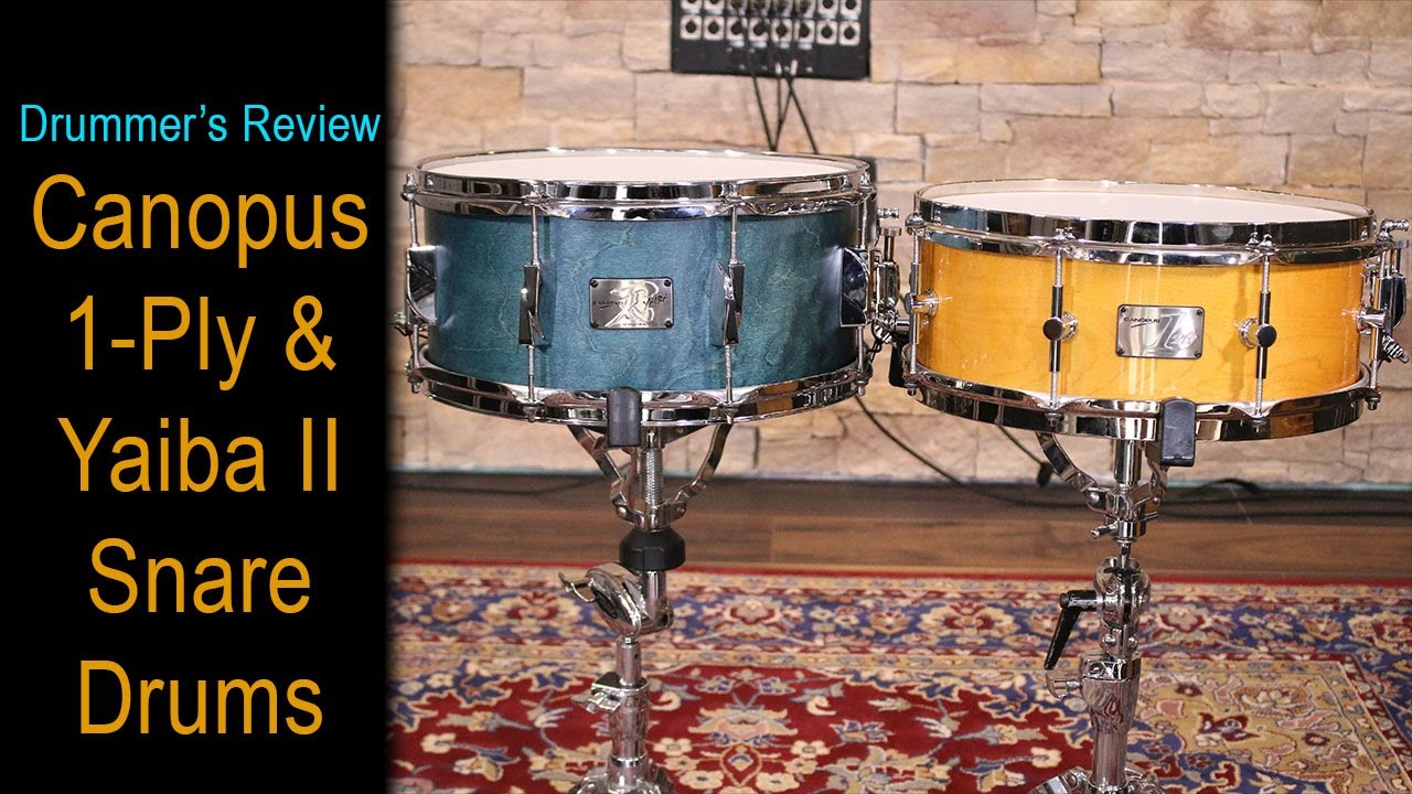 Interesting Snare Drums With A Rich History // Canopus Snare Drums // Full Review & Demo...