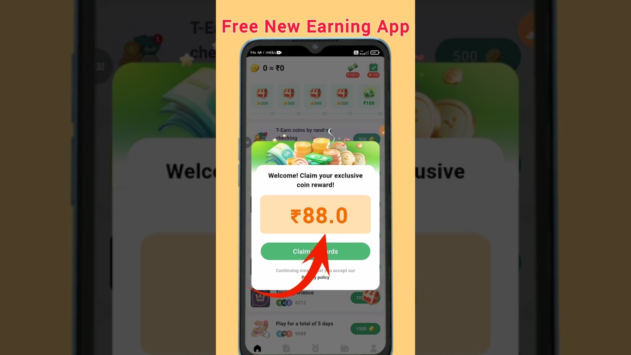 Daily Earn ₹500 Free | New Earning App 2025 | #newearnigapptoday #earnmoneyonline #shortvideoviral