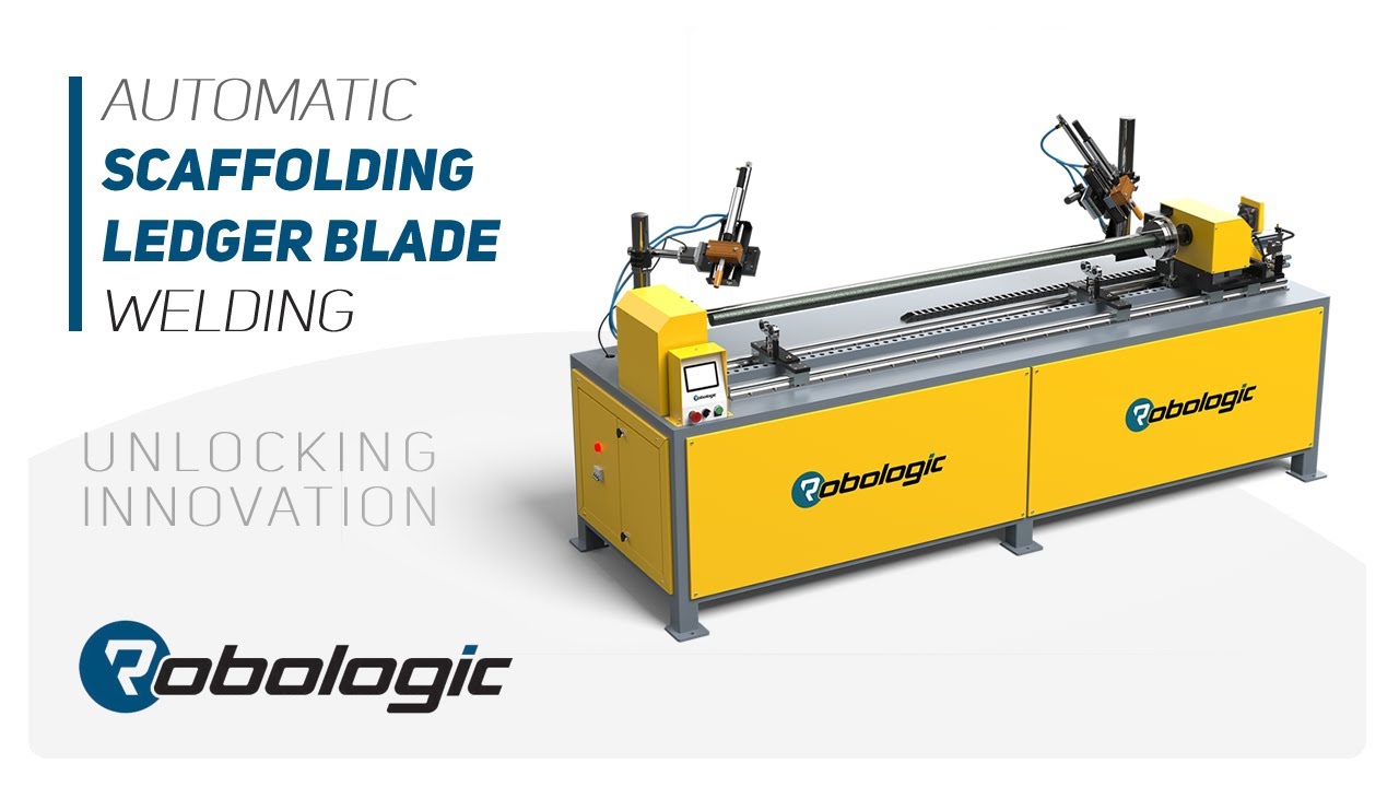 Automatic Scaffolding ledger Welding machine | Scaffolding Cuplock horizontal Welding | Robologic