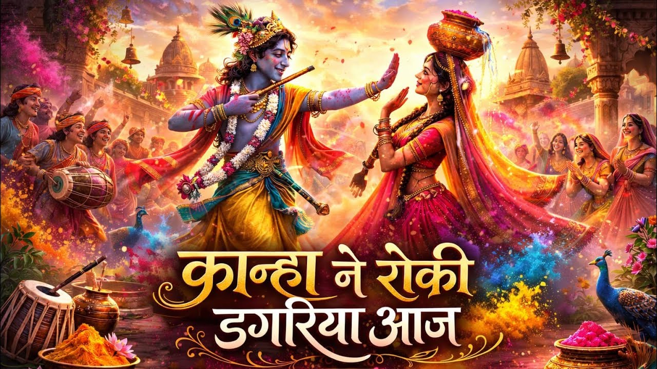 Kanha Ne Roki Dagariya Aaj 🌼 Barsane Ki Holi | Classical Krishna Holi Song 2026