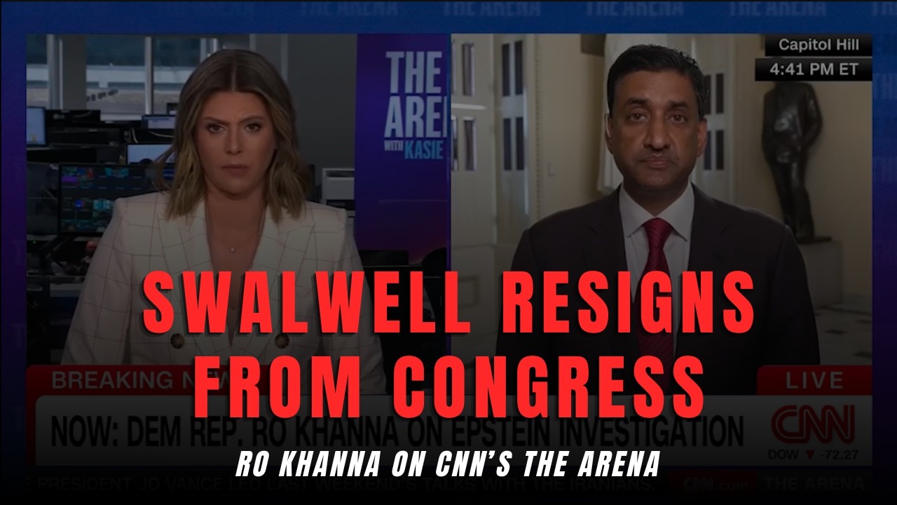 В программе The Arena with Kasie Hunt на CNN Ро Ханна обсуждает отставку Эрика Суолвелла и компан...