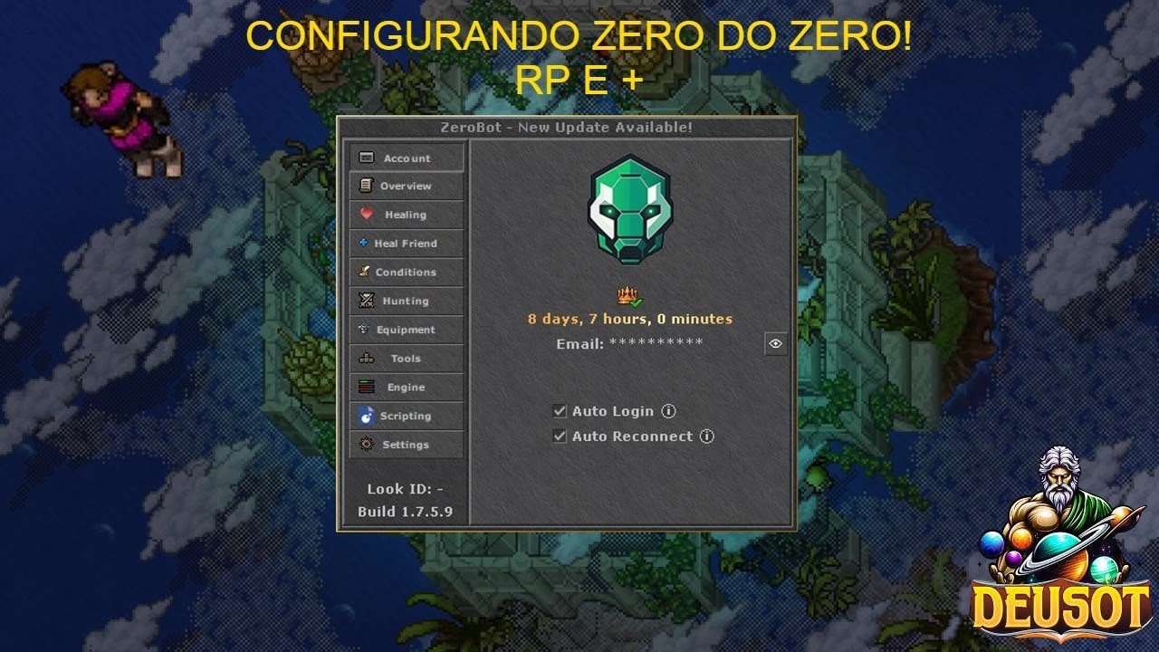TUTORIAL - CONFIGURANDO ZEROBOT DO ZERO!