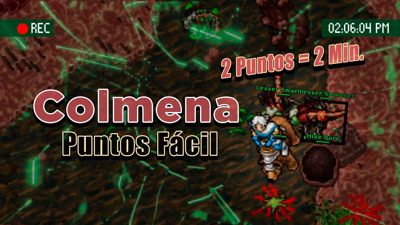 TIBIA / 2 PUNTOS DE COLMENA EN 2 MIN [ENG SUB]