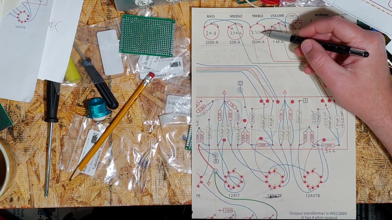 Marshall tone stack on any fender diy mod