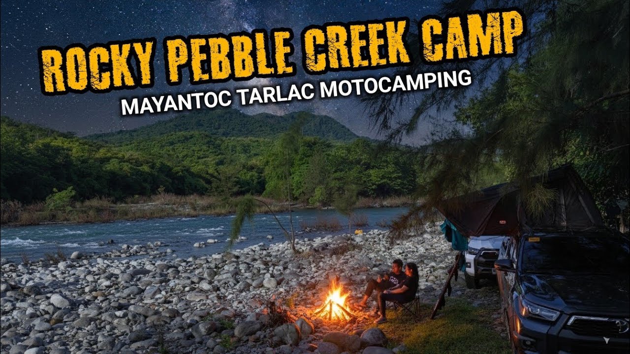 CAMPING IN SUMMER CAPITAL OF TARLAC | Camp Pebble Creek | Camp Rock en Roll | Vespa S125 Motocamping